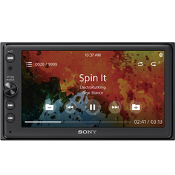 New - Sony XAV-AX100 6.4" Car Play/Android Auto Media Receiver with Bluetooth